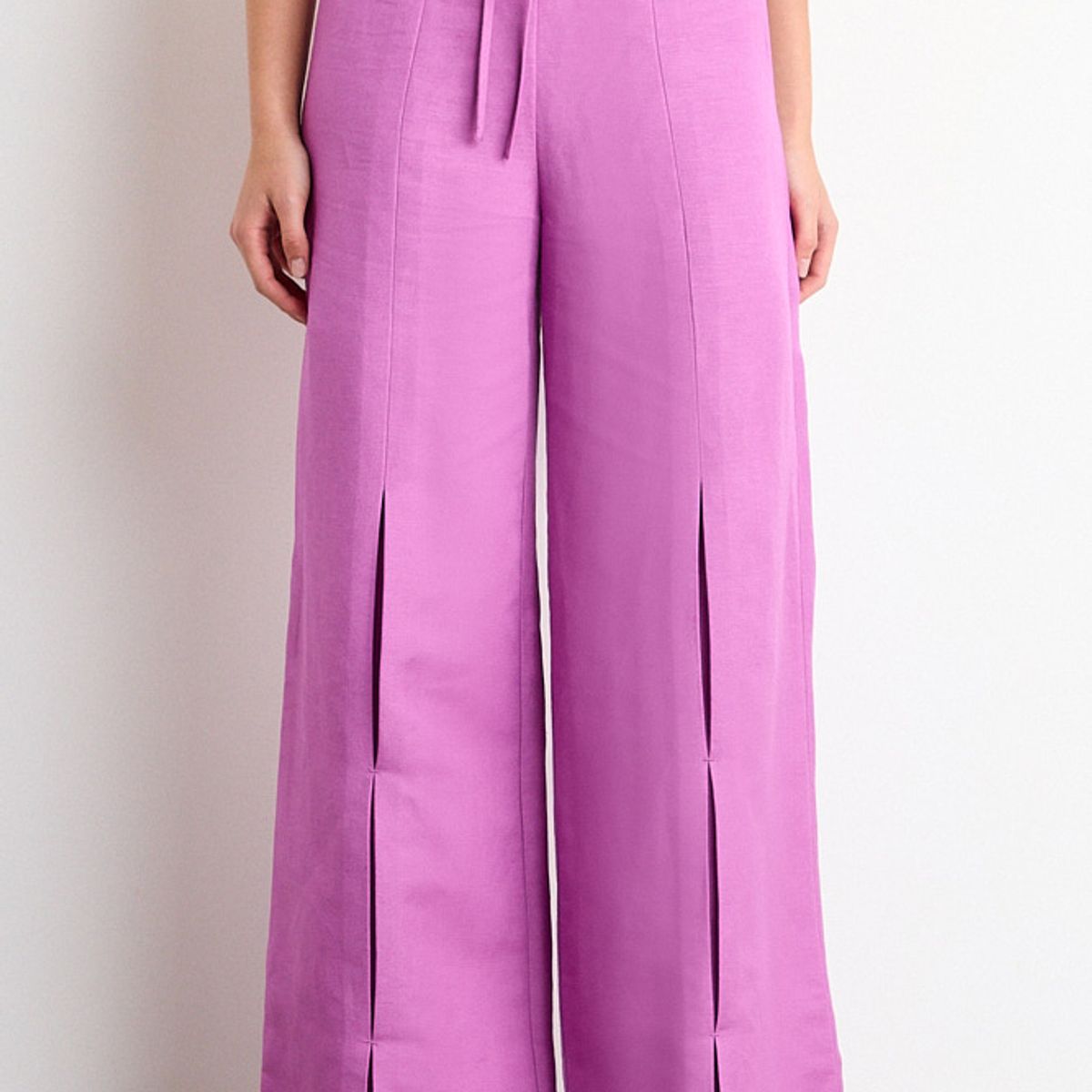 IO - Pantalon Liso Mujer Fucsia Io