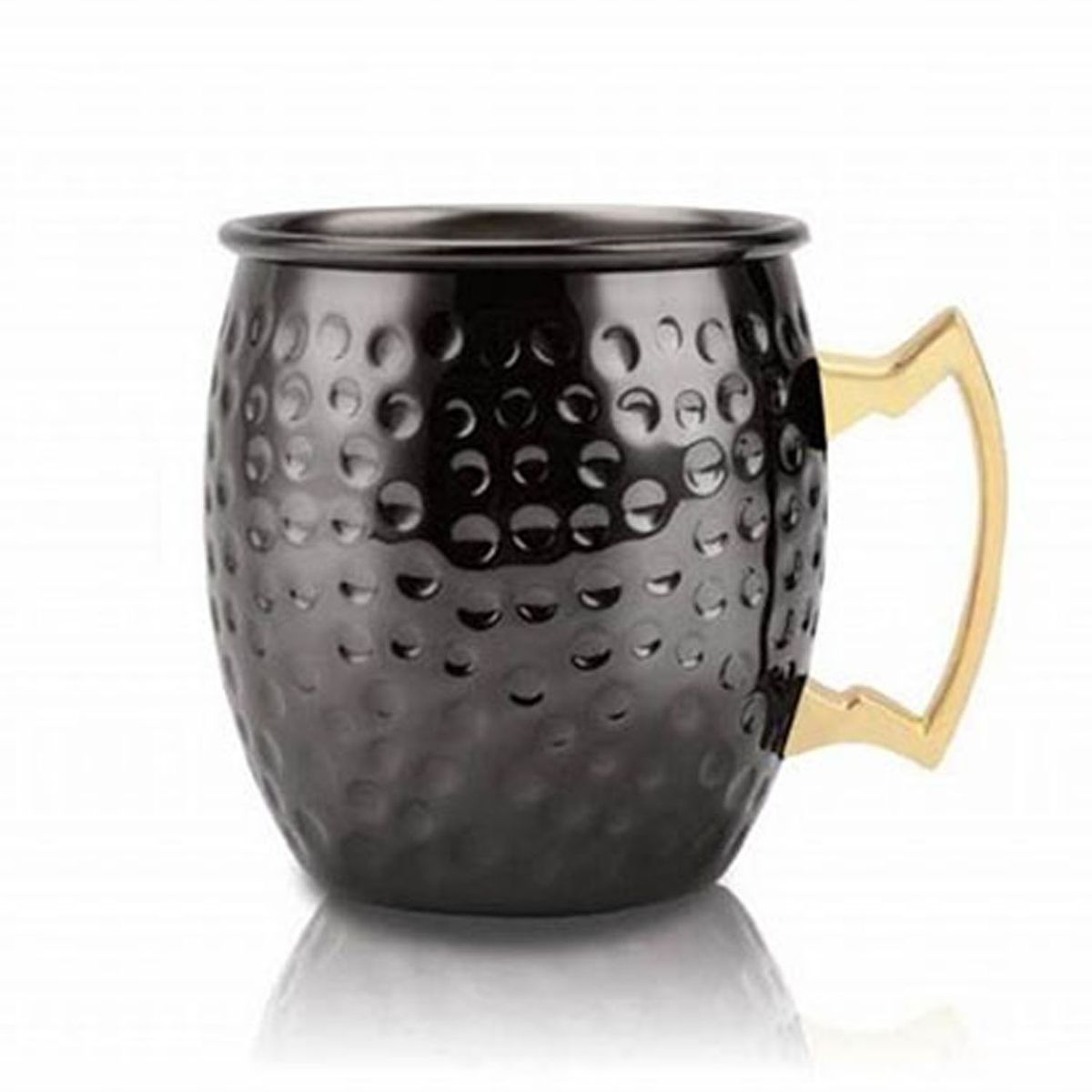 GENERICO - Mug Moscow Mule Negro 398 ml Set 2 unidades