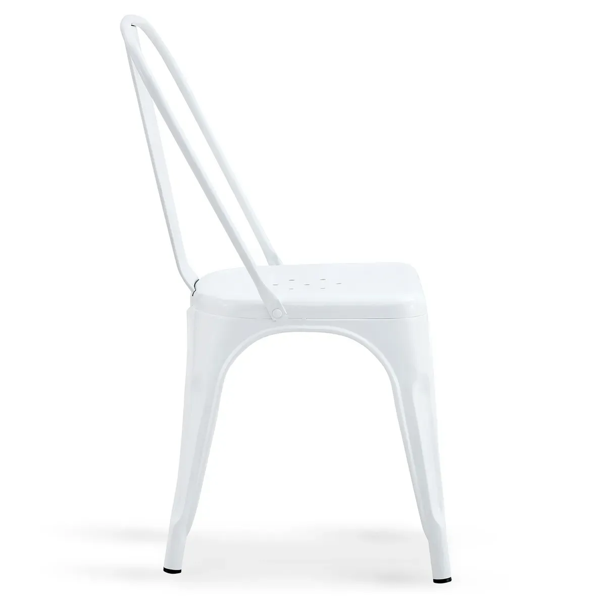 GENERICO - Silla Metal Tolix Blanca