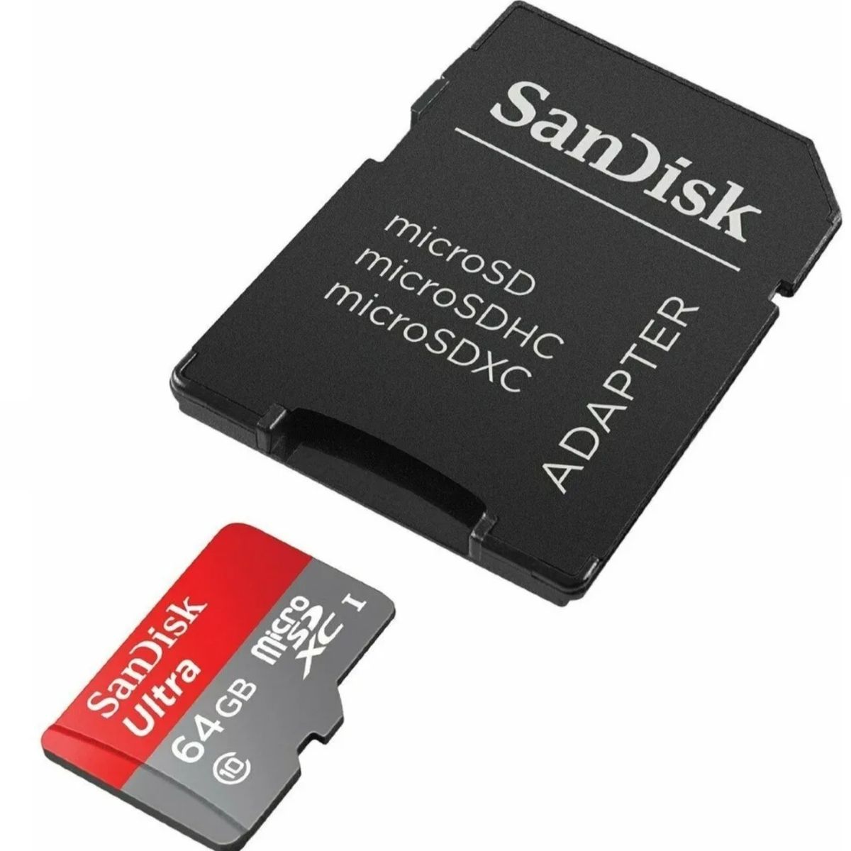 SANDISK - Memoria Micro Sd 64gb 533x Sandisk Ultra 80mbs Adaptador
