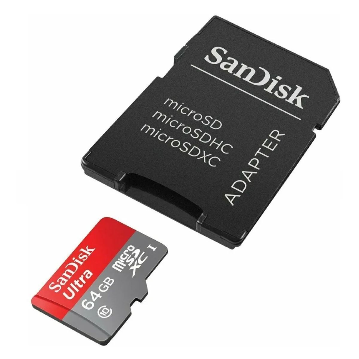 SANDISK - Memoria Micro Sd 64gb 533x Sandisk Ultra 80mbs Adaptador