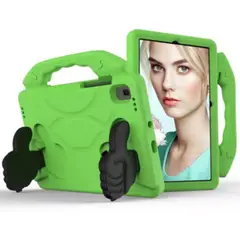 GENERICO - Carcasa Niños Anti-golpes Para Tablet Samsung A9 8.7 X110 Verde