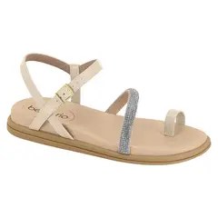 BEIRA RIO - Sandalia Crema Ecocuero