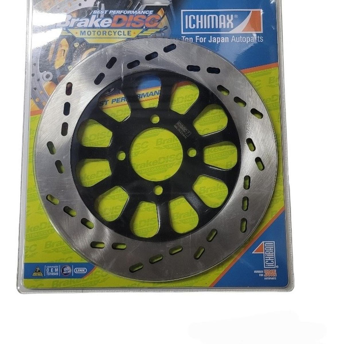 GENERICO - Disco Freno Delantero Moto Gn 125 / Hj 125 / Rk 150 Japones