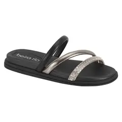 BEIRA RIO - Sandalia Negro Ecocuero