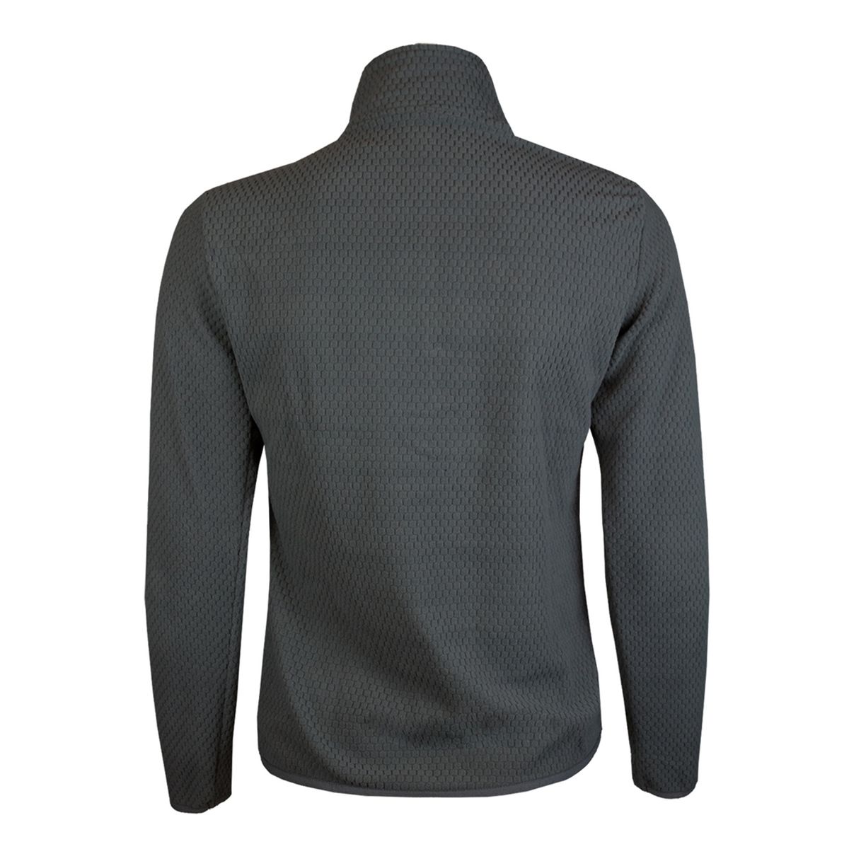 ANDESLAND OUTDOOR APPAREL - Polera Micropolar Panal Segunda Capa con Cierre Culpeo Grafito Mujer