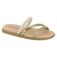 BEIRA RIO - Sandalia Crema Ecocuero
