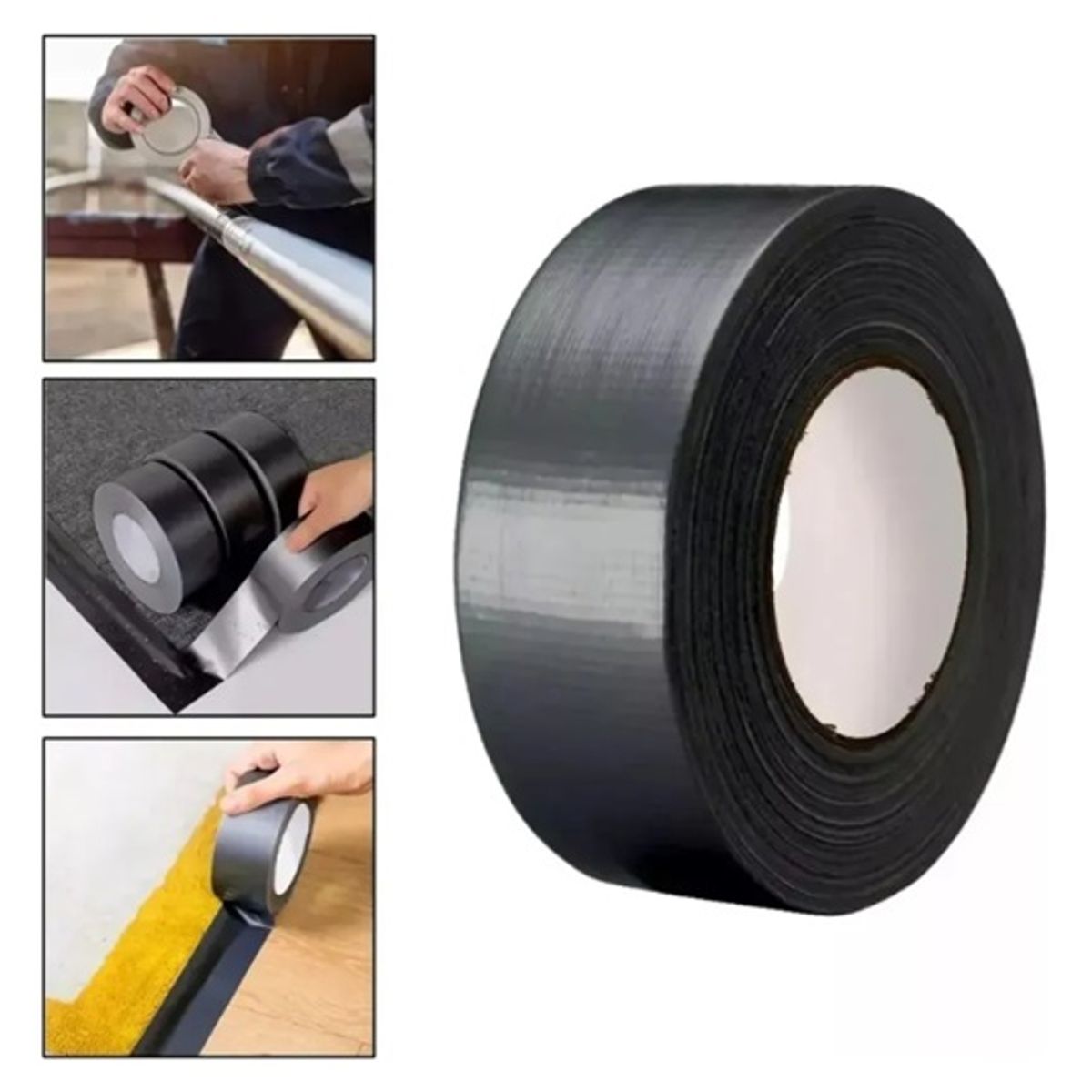 GENERICO - Cinta  NEGRA multiuso 50 mts