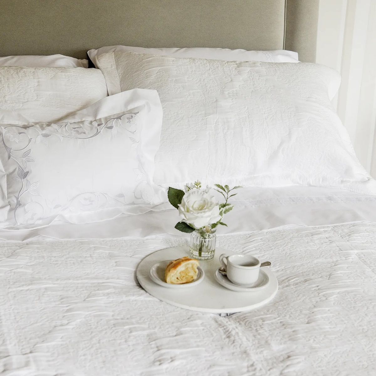 NINA HERRERA - Quilt Jacquard Blanche 1 Funda Nina Herrera