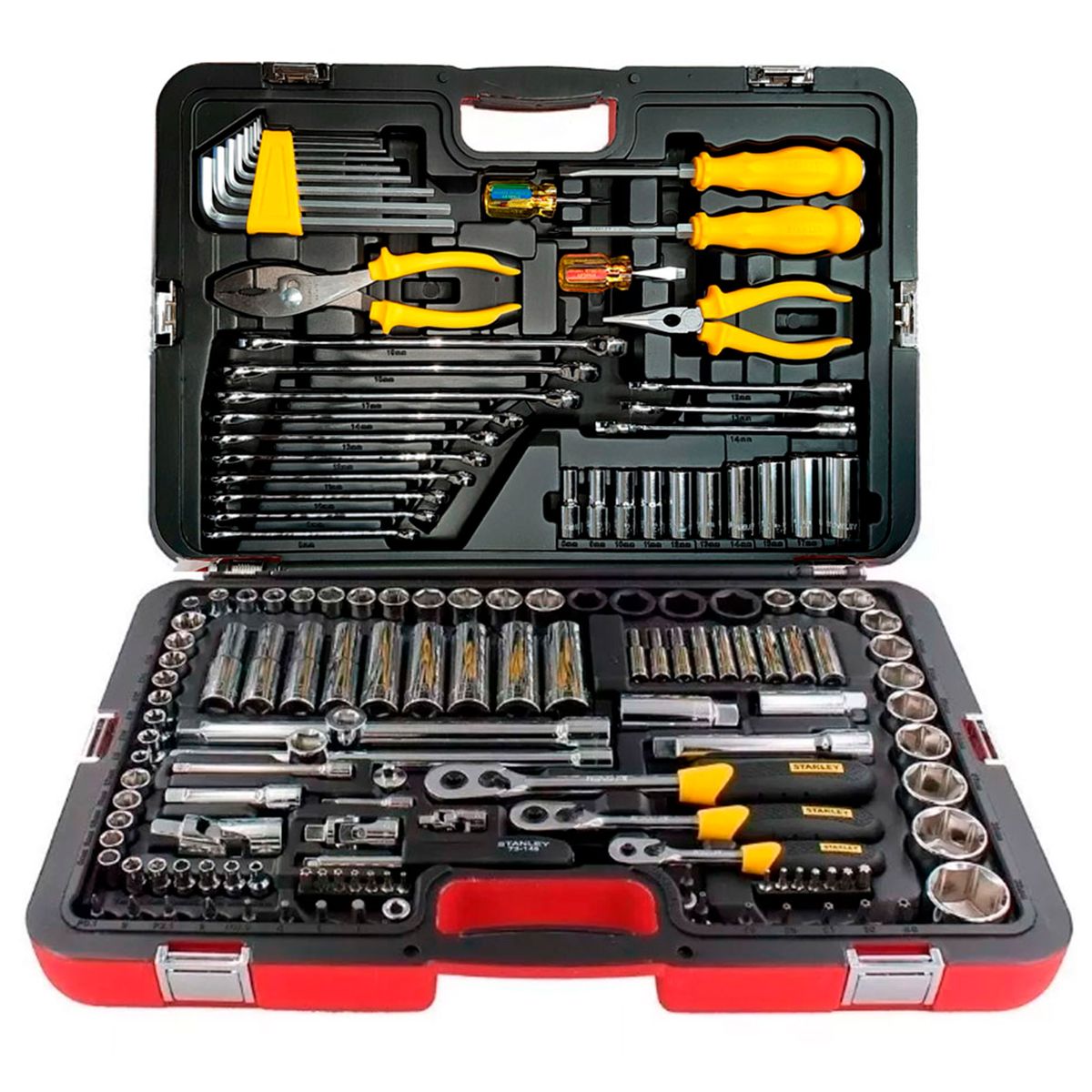 STANLEY - Juego De Herramientas Mecánicas 150 Piezas Stanley R99-150LA