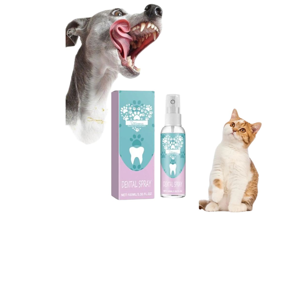 GENERICO - spray antiseptico higiene dental mascotas 100 ml