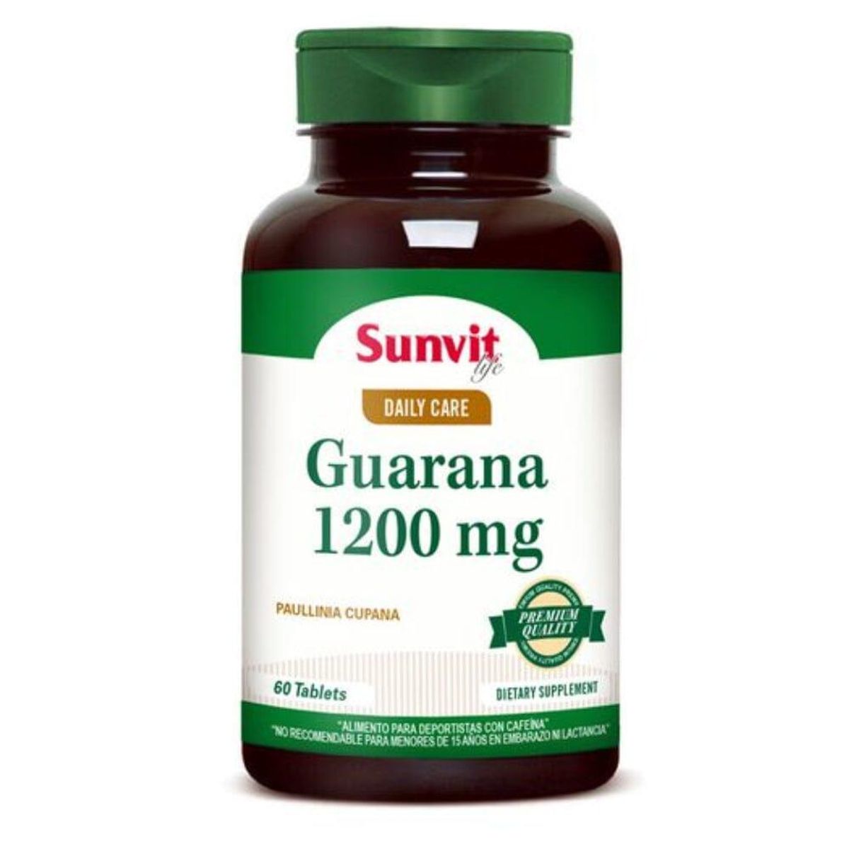 SUNVIT - Guarana 1200mg 60 tabletas