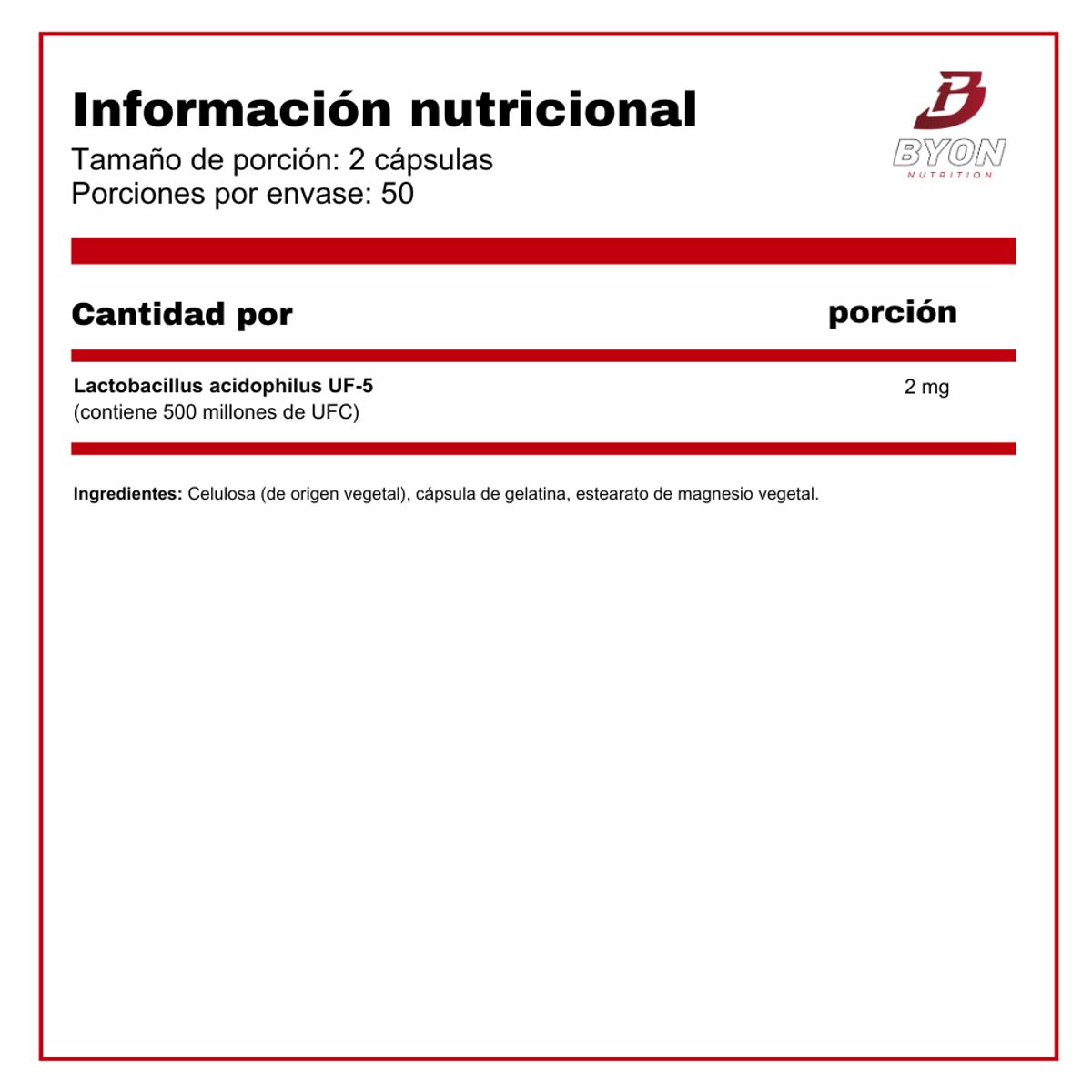 NATURE'S TRUTH - Probioticos Acidophilus 100 cápsulas
