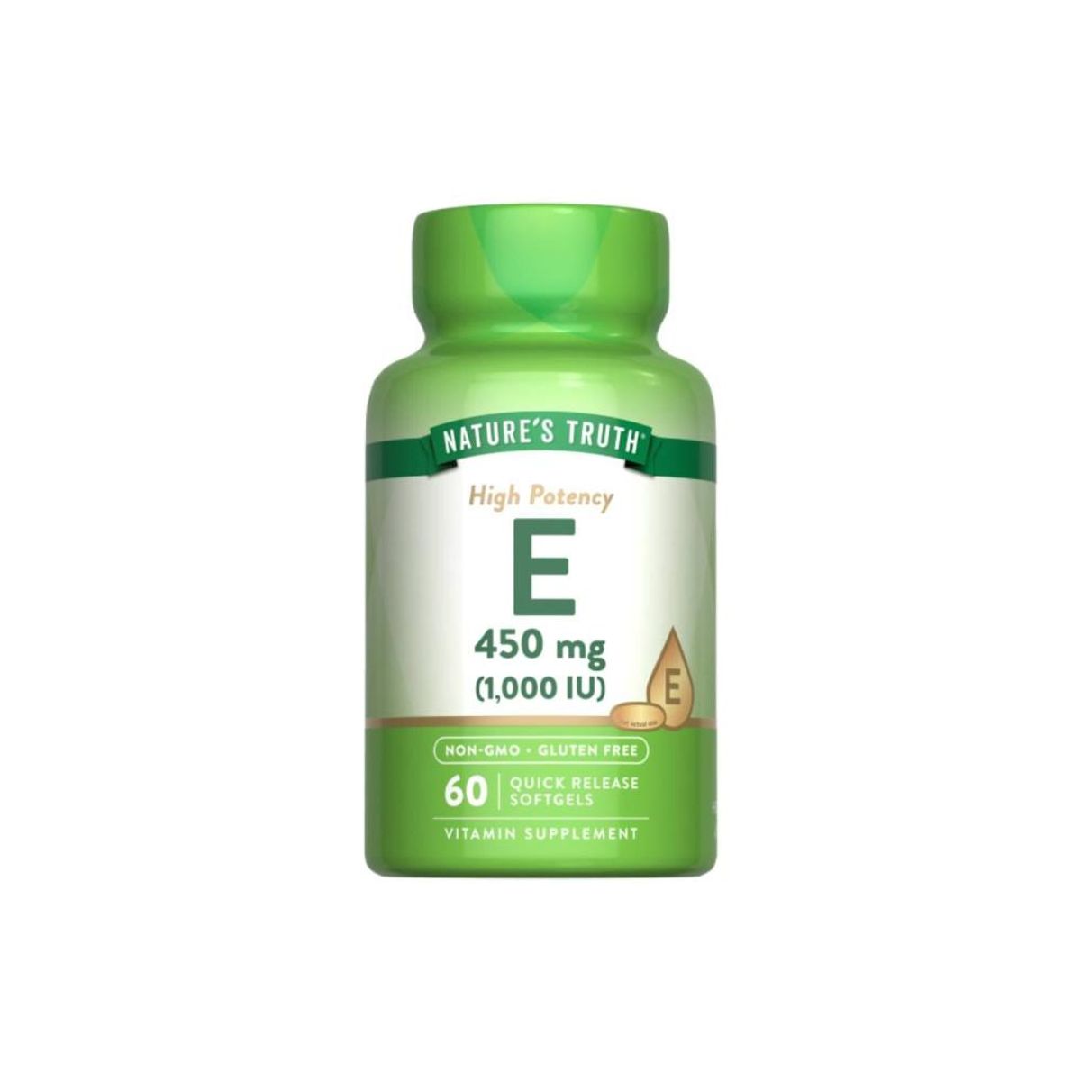 NATURE'S TRUTH - Vitamina E 1000iu 60 softgels
