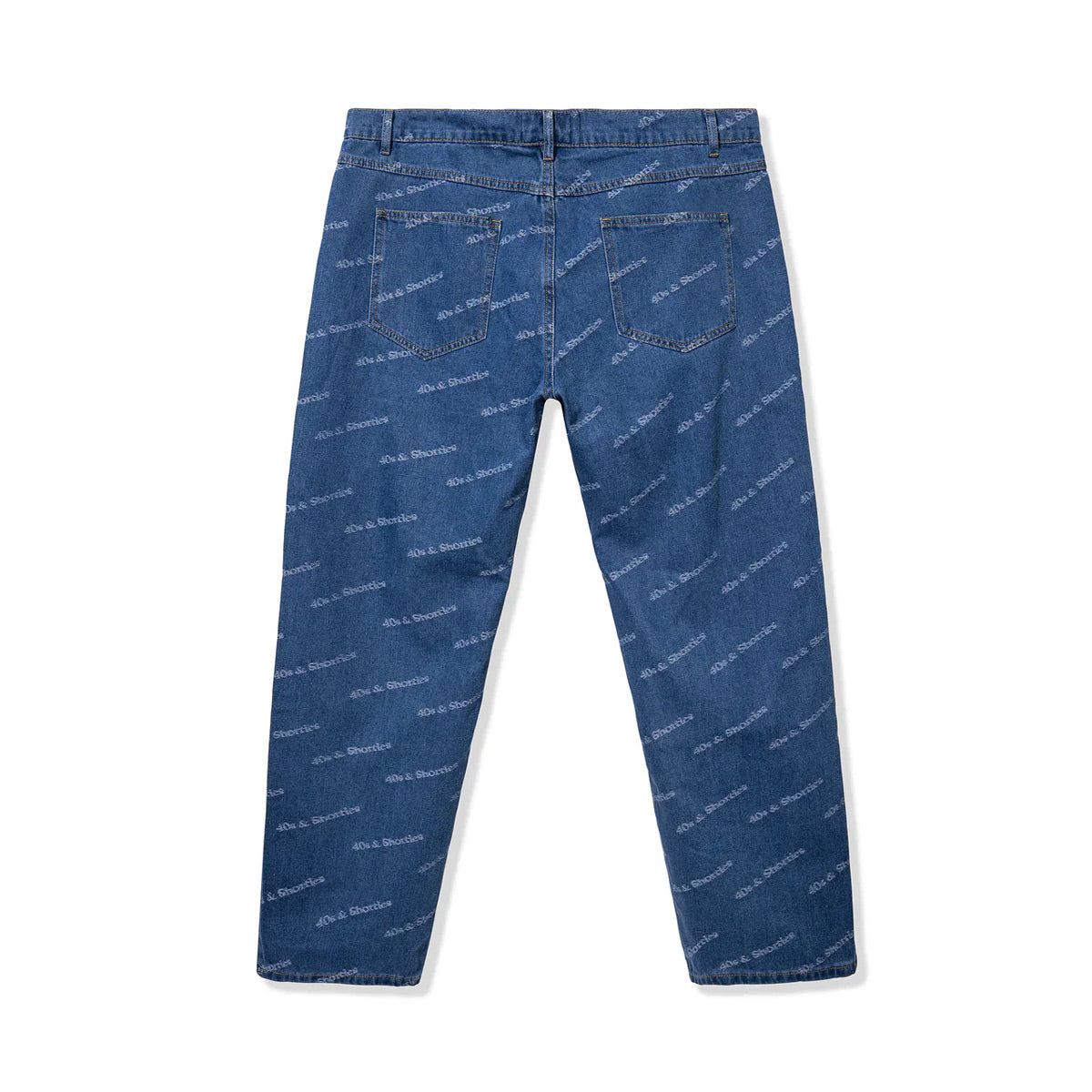 40S & SHORTIES - PANTALON JEANS 40s & SHORTIES TEXT LOGO BLUE
