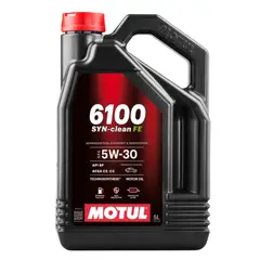 MOTUL - 6100 Syn-clean Fe 5w-30 Technosynthese C2/c3 5 Litros