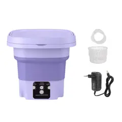 GENERICO - Mini Lavadora Portátil Ropa Centrifugado plegable