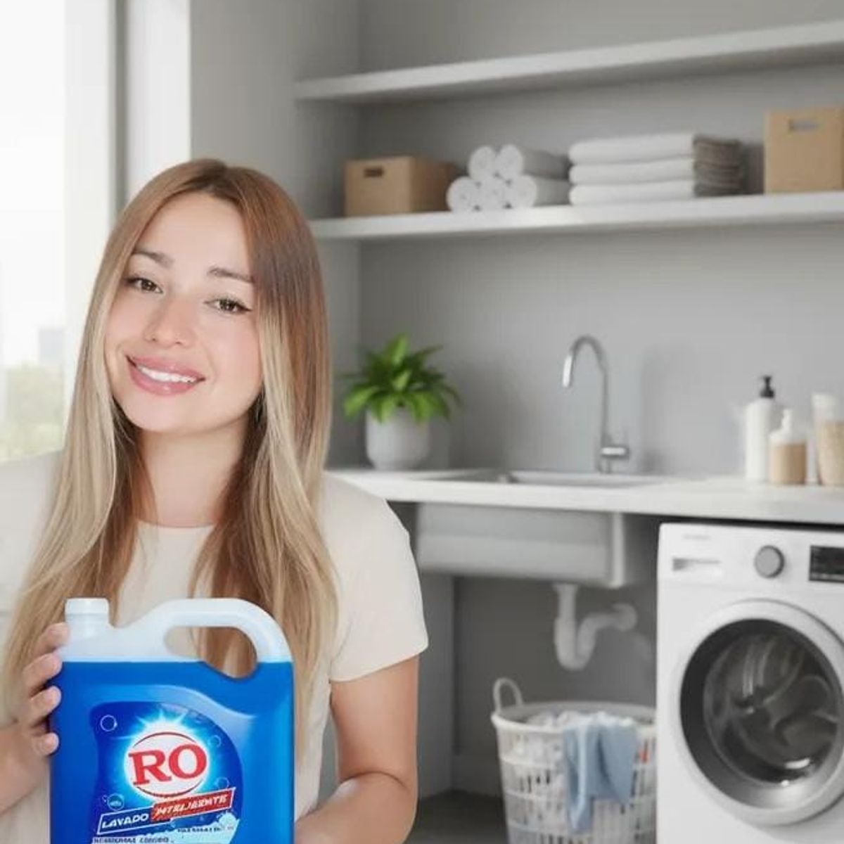 GENERICO - Ro Detergente Líquido - Lavado Inteligente 5 Litros