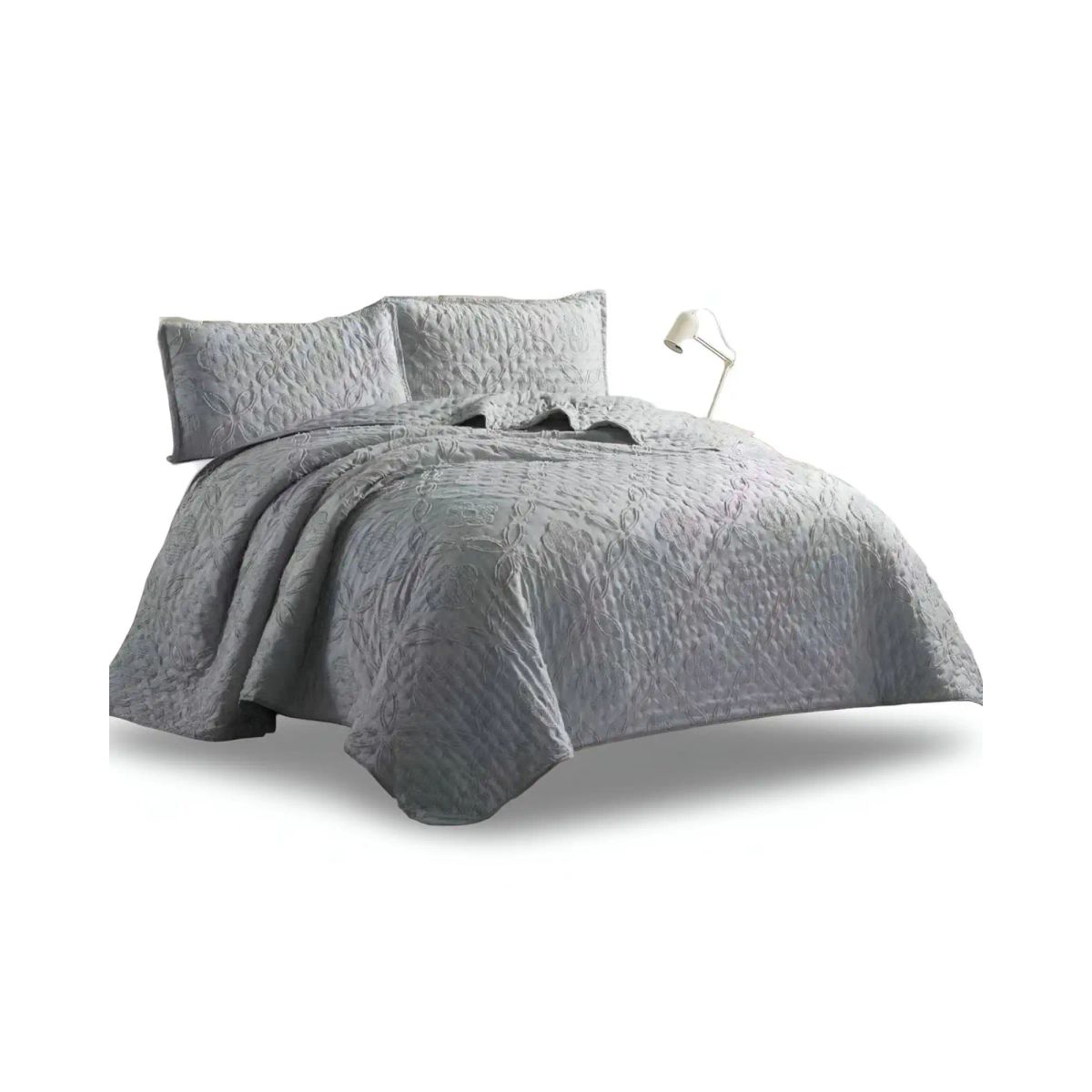 GENERICO - quilt cubrecama TUFTING DE LUJO SUAVE 2 PLAZAS 23