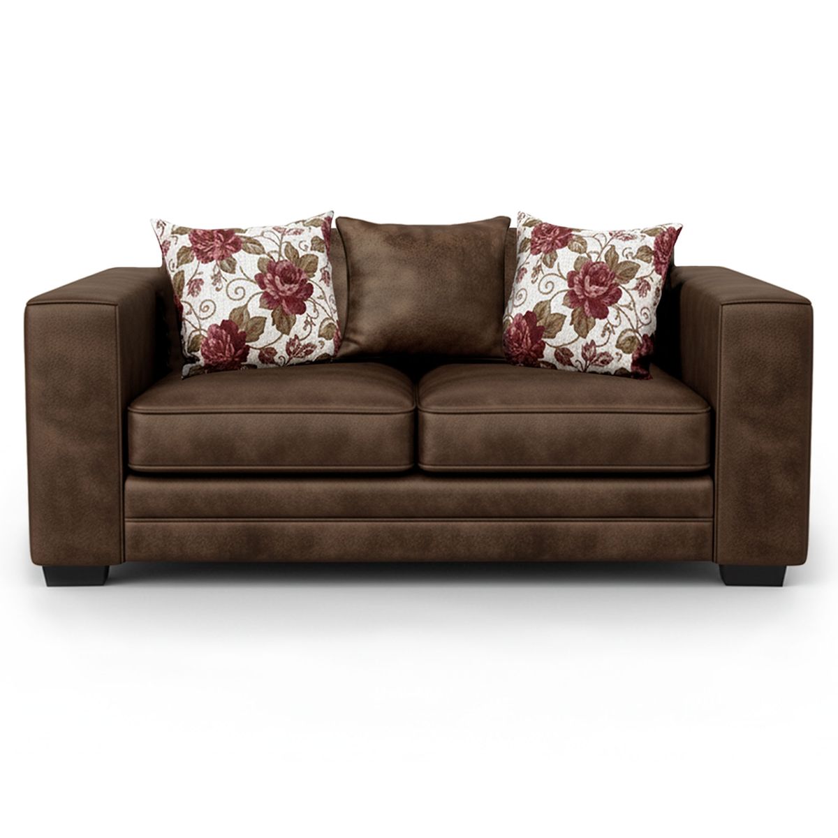 AMERICA DECORA - Sofá 3 Cuerpos XL Con Resorte Estructural Palazzo Envejecido