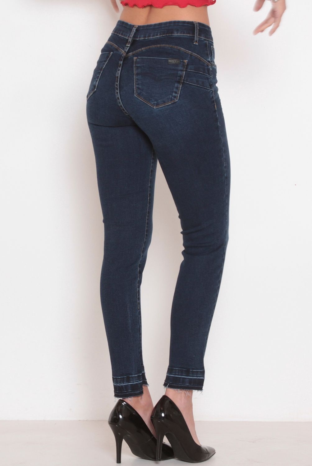 WADOS - Jeans Regular Tiro Alto Mujer