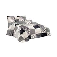 Quilt cubrecama verano plaza y media V03