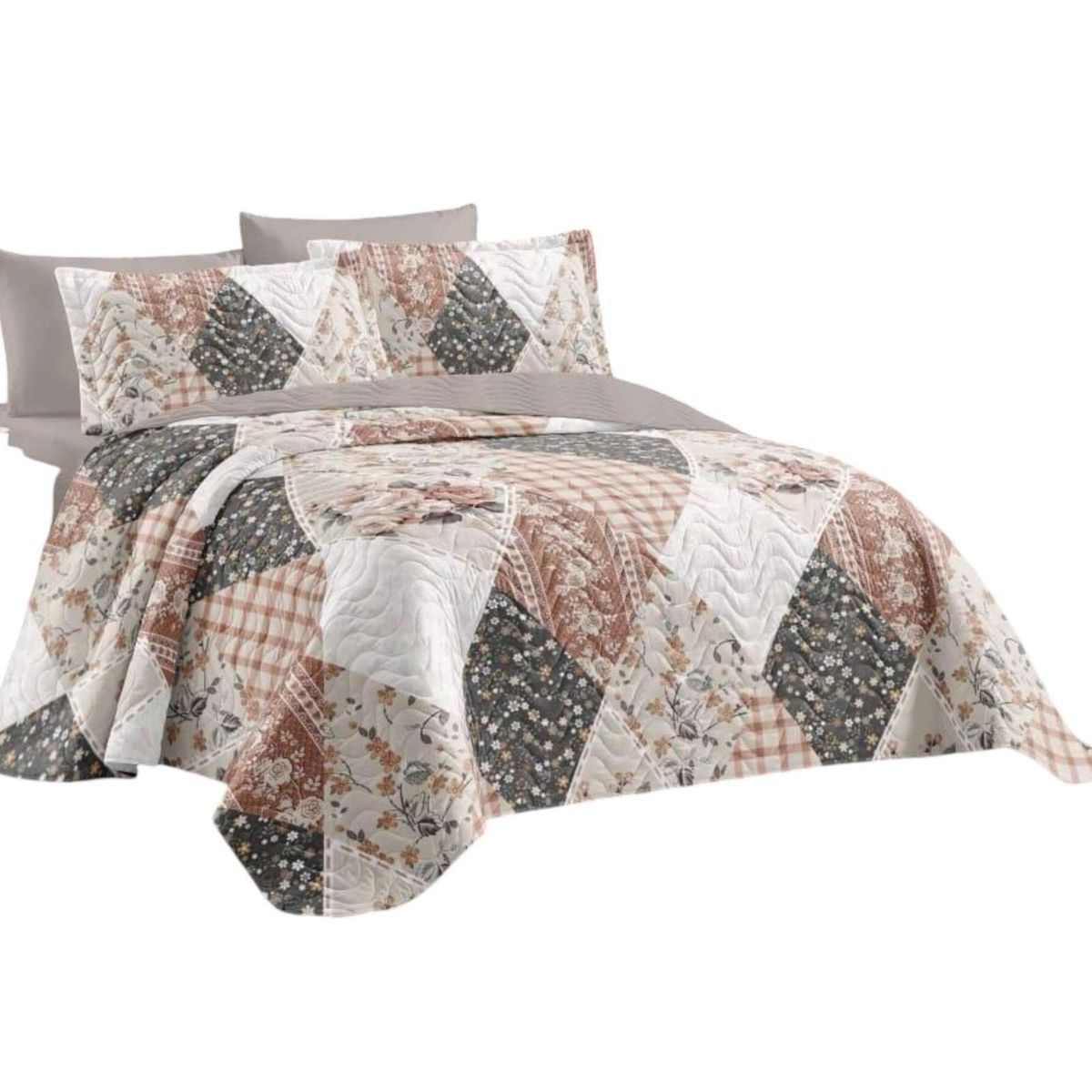 GENERICO - quilt cubrecama verano king V10