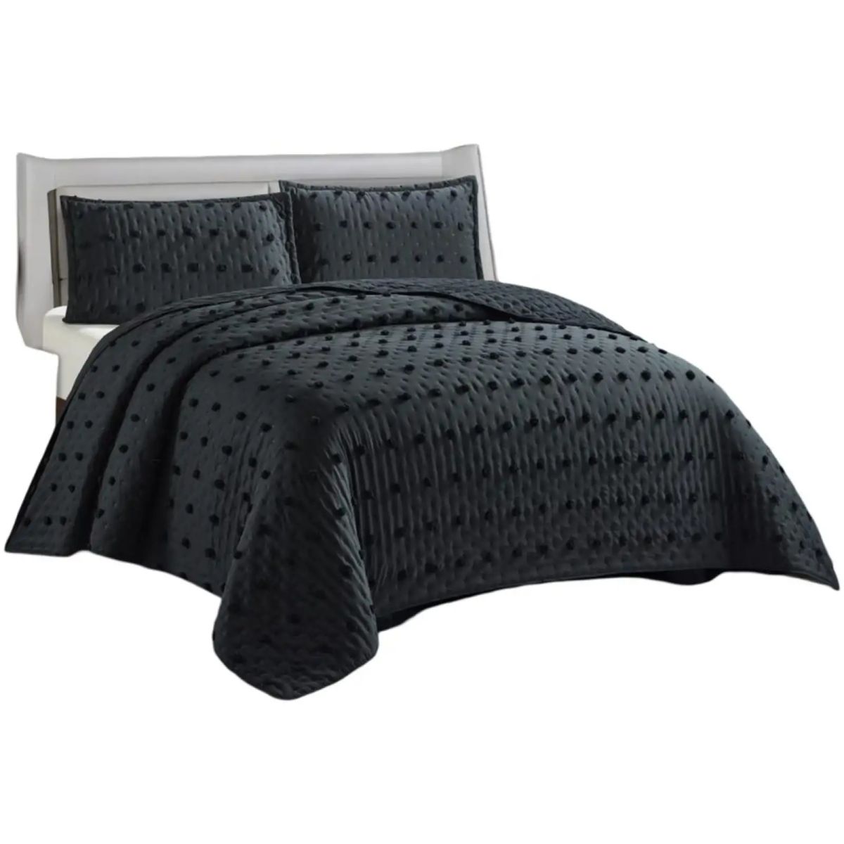 GENERICO - quilt cubrecama TUFTING DE LUJO SUAVE KING T01