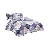 Quilt cubrecama verano plaza y media V09