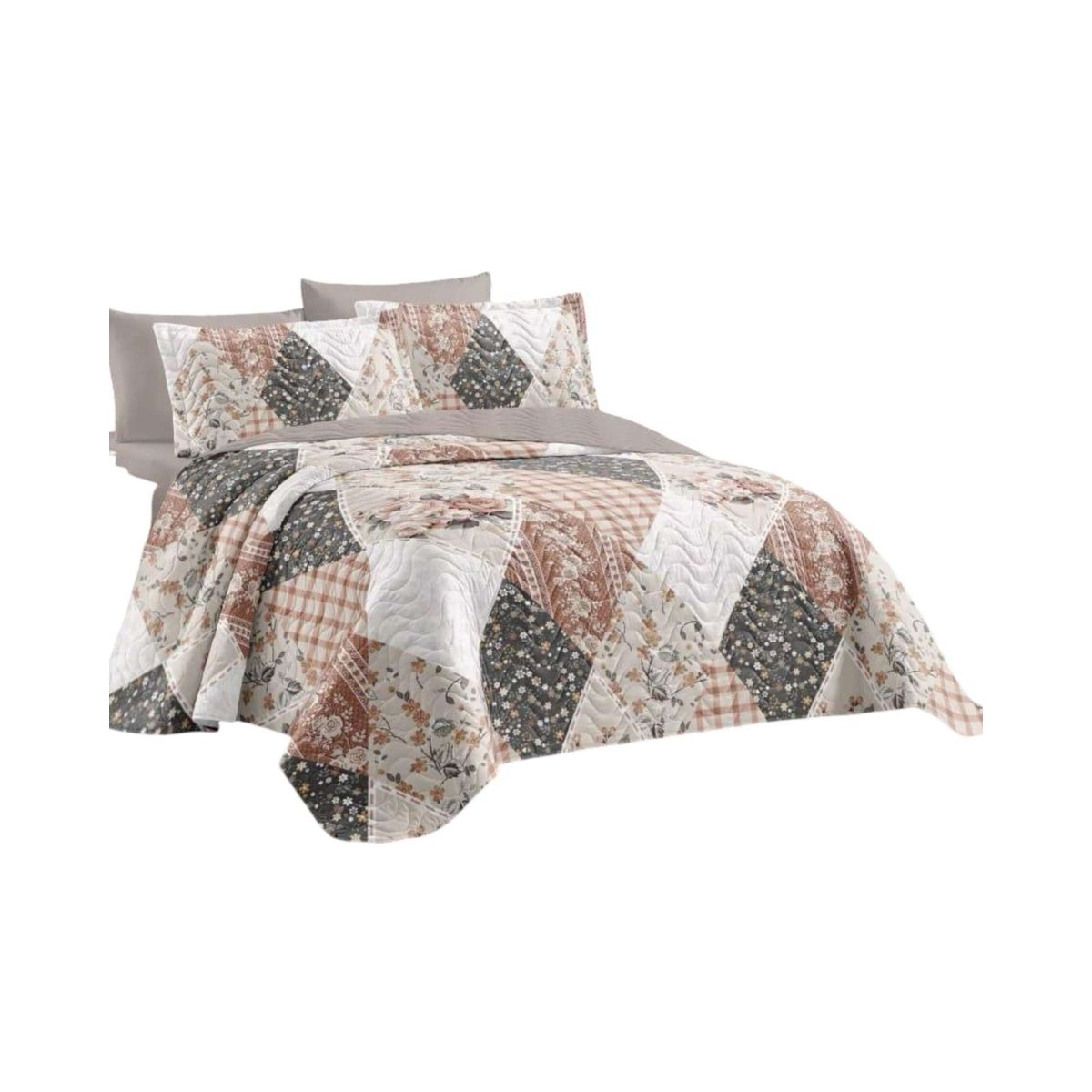 GENERICO - quilt cubrecama verano king V10