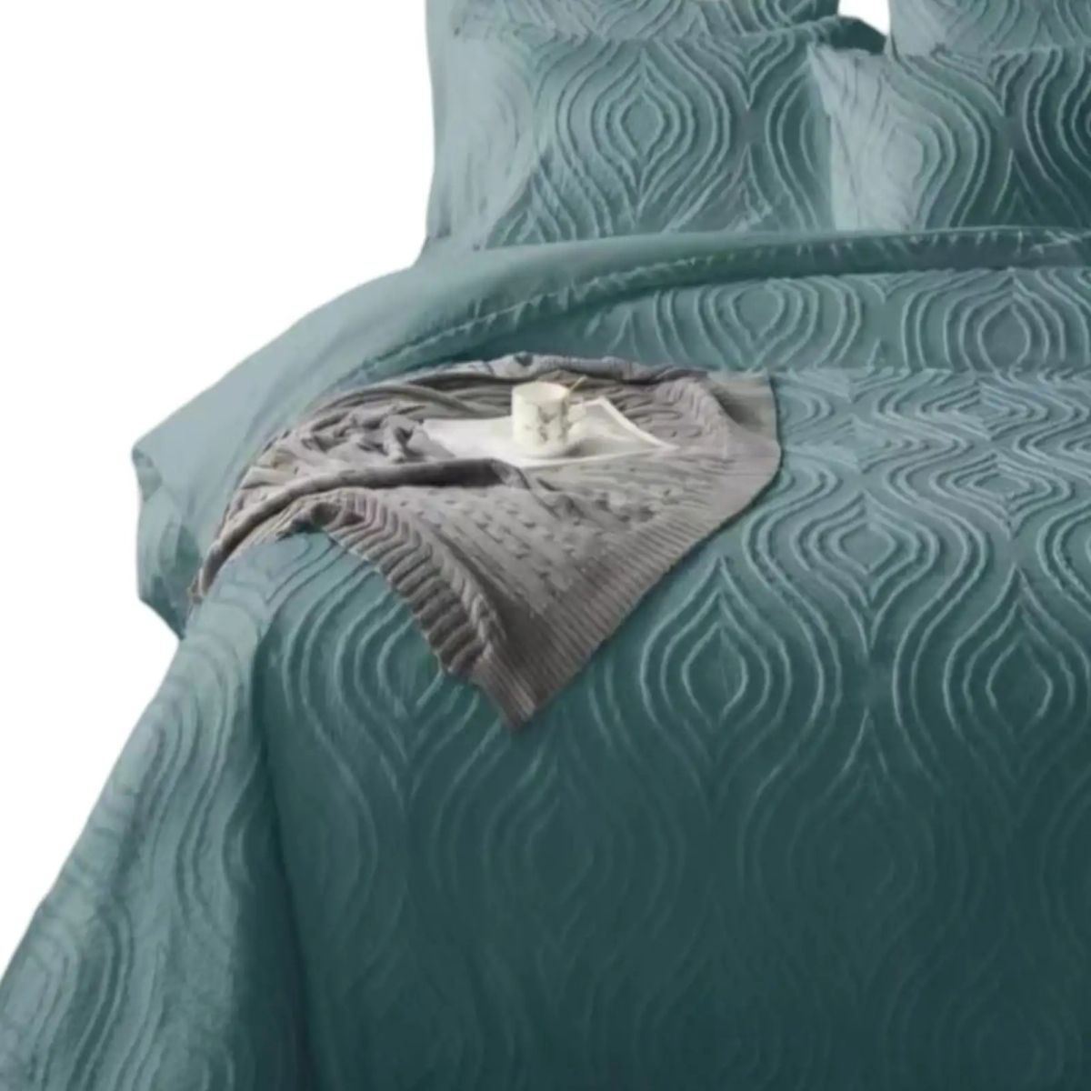GENERICO - quilt cubrecama VERANO DELGADO NO ACOLCHADO KING V07
