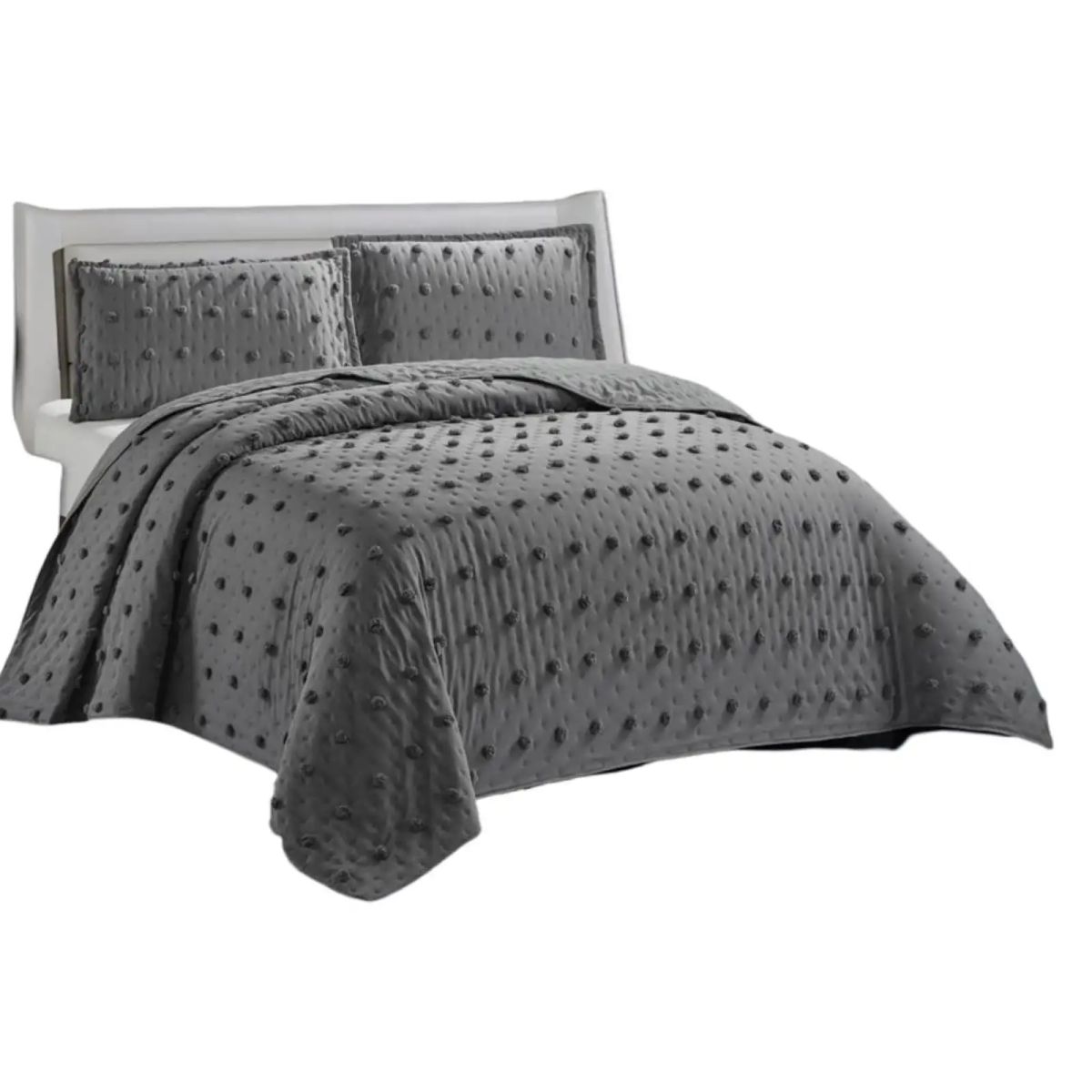 GENERICO - quilt cubrecama TUFTING DE LUJO SUAVE PLAZA Y MEDIA T03