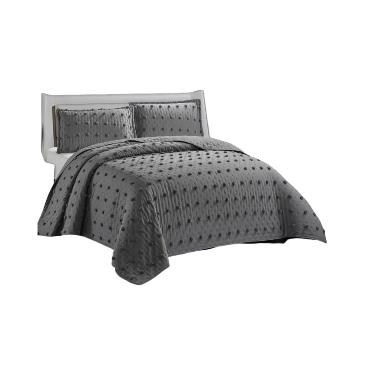 GENERICO - quilt cubrecama TUFTING DE LUJO SUAVE PLAZA Y MEDIA T03