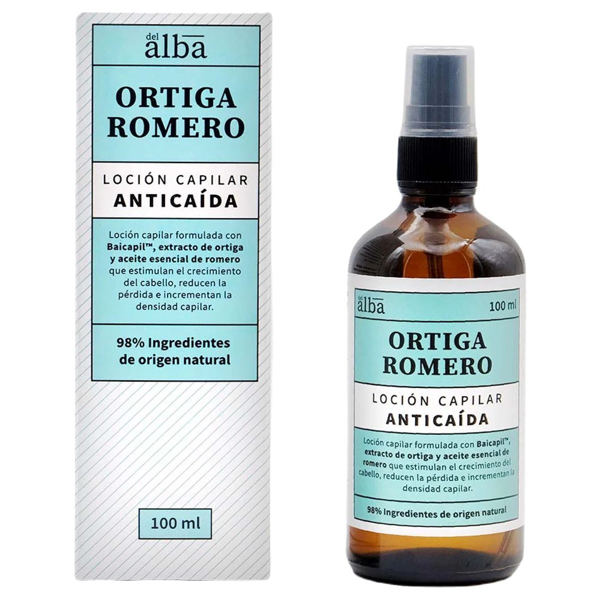 ALBA - Loción Capilar Anticaída Ortiga Romero 100ml Del Alba