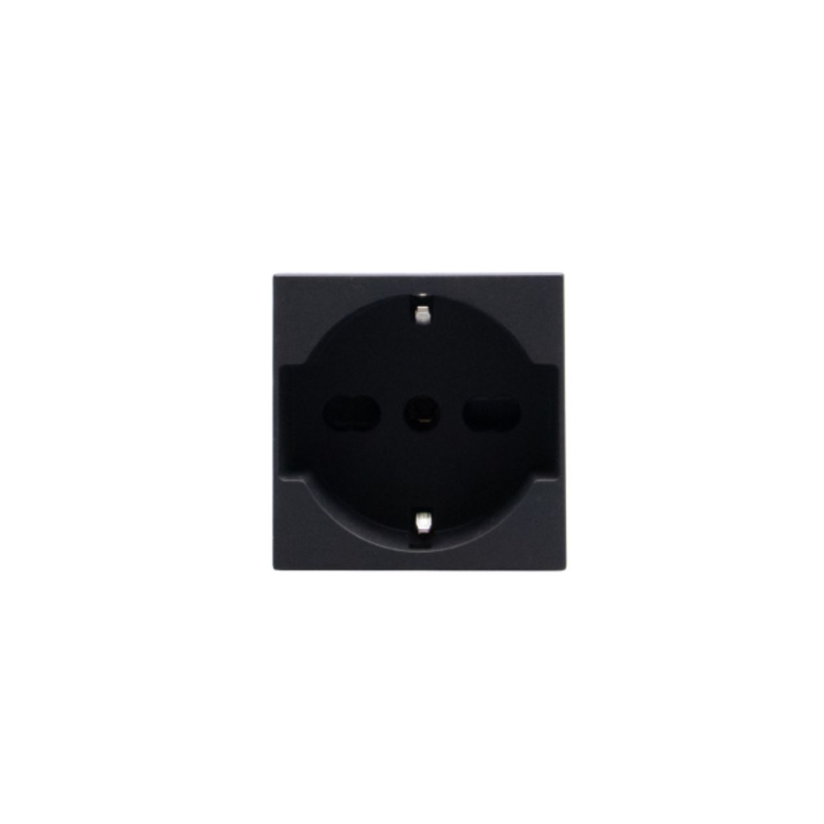 BTICINO - Módulo Toma Universal Bticino 2P+T 10-16A Schuko Negro MatixGO