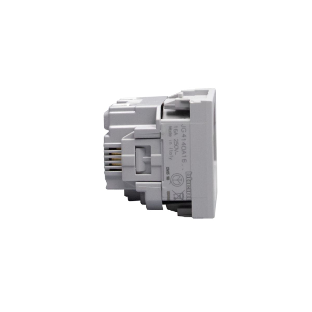 BTICINO - Módulo Toma Universal Bticino 2P+T 10-16A Schuko Gris MatixGO