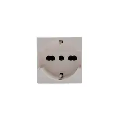 BTICINO - Módulo Toma Universal 2P+T 10-16A Schuko Blanco MatixGO