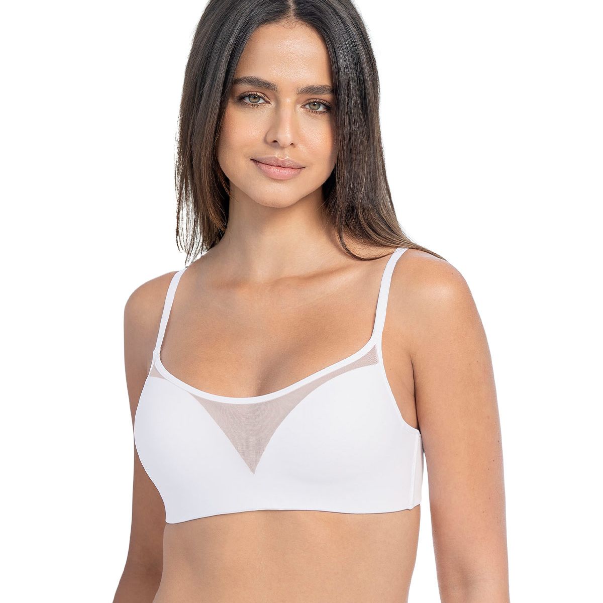 LEONISA - Leonisa Brastop en copas prehormadas fijas en espuma 091159 Blanco