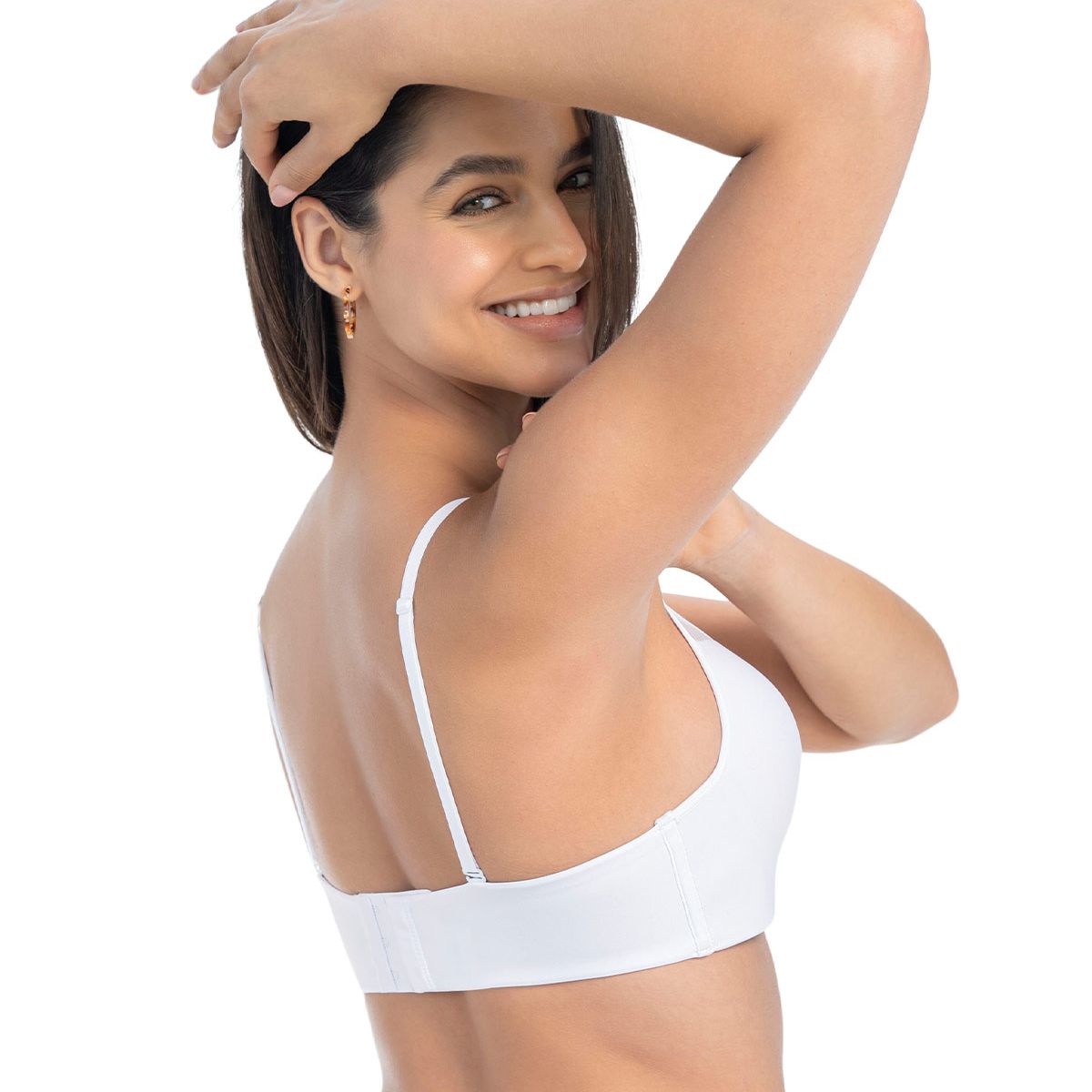 LEONISA - Leonisa Brastop en copas prehormadas fijas en espuma 091159 Blanco