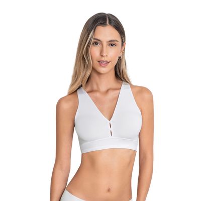 Imagen 1 del producto Top ligero escote en V P81181 Blanco