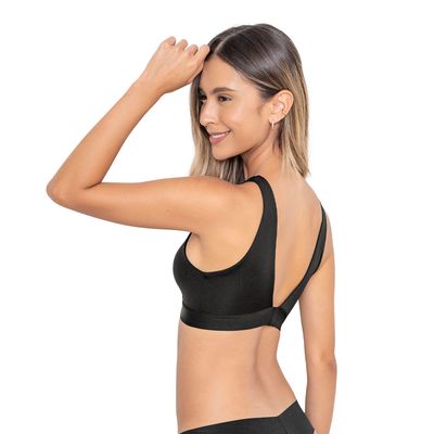 Imagen 2 del producto Top ligero escote en V P81181 Negro