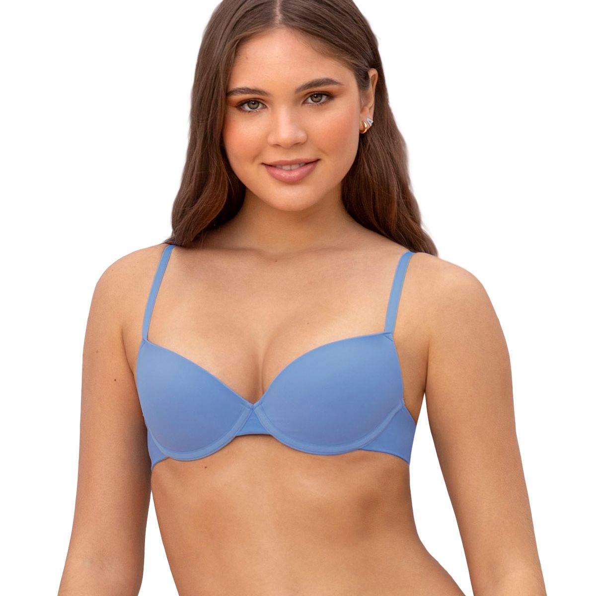 LEONISA - Leonisa Sostén liso con arco interno 091158 Azul Medio