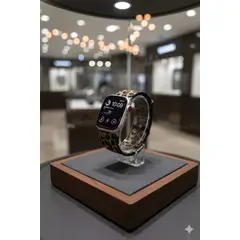 GENERICO - Correa Leopardo Animalprint APPLE WATCH 42-49mm Se1-se8se10 Negro