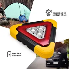 MOVI - Triángulo De Seguridad Recargable Con Luz LED