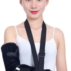 MOVI - Soporte ortopédico para codo con cabestrillo desmontable y correas de velcro ajustables