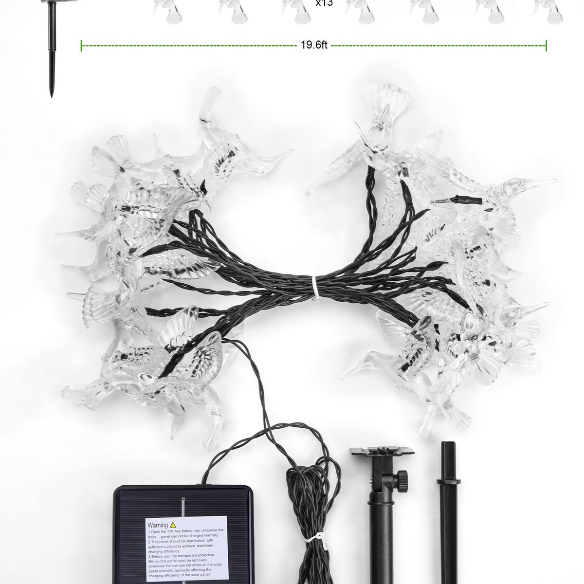 GENERICO - Guirnalda Colibríes Solar