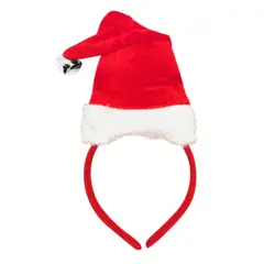 GENERICO - CINTILLO SANTA CASCABEL X1UNI NAVIDAD