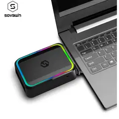 GO FOR IT - Ventilador Extractor Notebook Gamer USB RGB Sovawin