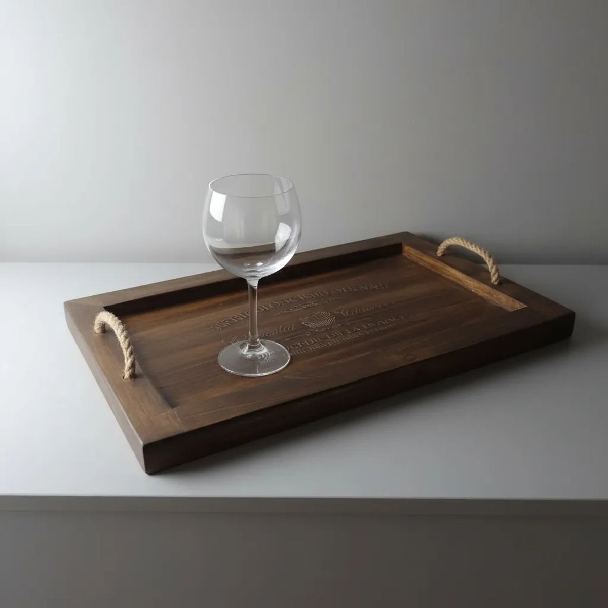ARBORIUM - Bandeja Arborium Rectangular De Madera 52x32 Cm