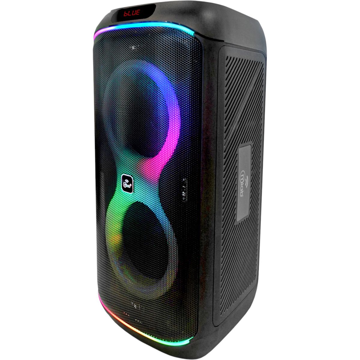 MLAB - Parlante Karaoke 6" Flaming Party Bass Black MicWireless 45W RMS Bluetooth TWS